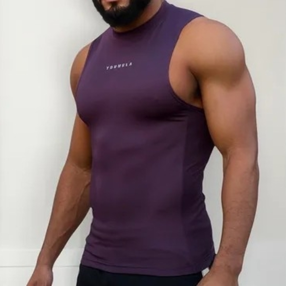 YoungLA Purple Men's Tank Top